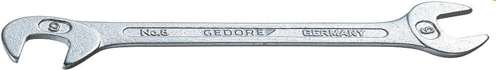 Gedore 8-13 13 mm Small Double Ended Midget Spanner - Silver