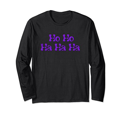 Unisex Fun HO HO HA HA HA Laughter Yoga Shirt Students Teachers Large Black