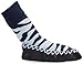 Mocc Ons (12-18 Months, Blue Zebra Stripe)