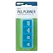 EZY DOSE Daily Pill Case, Medicine Planner, Vitamin Organizer Box, 4 Labeled Compartments, 4 Times a Day, Color May Vary, BPA Free