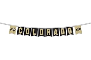 COLLEGE FLAGS & BANNERS CO. Colorado Buffaloes Banner String Pennant Flags