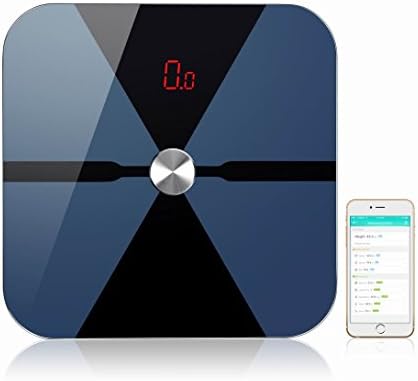 Wifi Body Fat Scale High Accuracy Smart Wireless Bathroom Scale Measure 8 Key Healthy Metrics With Hidden LED Backlit Free download APP Support Multi User By HonWally