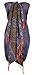 Peach Couture Elegant Double Layer Reversible Paisley Pashmina Shawl Wrap Scarf Rainbow