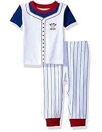 The Children's Place - Conjunto de pijama con pantalón y top de manga corta para niño