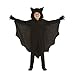 Lucky Shop1234 Halloween Bat Costumes for Kids with Gloves and Connect Wing (Small) Black