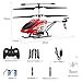 Rainbrace Toy Remote Control Helicopter for Kids Adults, 3.5 Channel RC Helicopter with Altitude Hold and Gyro Stabilizer, Sturdy Alloy Mini Helicopter Toys Kids Boys Red