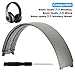 Replacement Headband, Replacement Top Headband Cushion Repair Parts, Compatible with Beats Studio 2.0 Wireless/Wired and Beats Studio 3.0 Over-Ear Headphone Only-Titanium