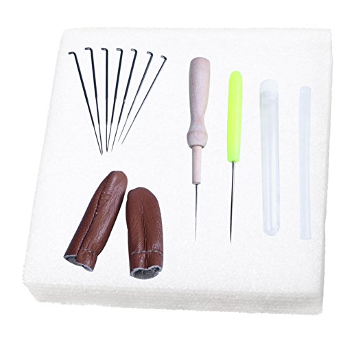 Vessos Needle Felting Starter Kit Wool Felt Tools Mat + Scissors + Needle Craft