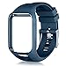 Humenn Band Compatible with Tomtom Runner 2/3 Series,Spark 3,Golfer 2,Adventurer - Silicone Replacement Runner Watchband Watch Strap for Women Men