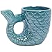 Streamline Imagined Mermaid Tail Coffee Mug, Ceramic, 10 oz, Blue