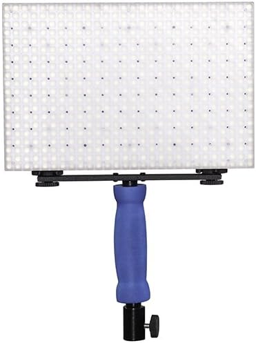 LEDGO 560 5600K Daylight 3200 Lumen Portable On-Location LED Video Panel Light, 95 CRI, Stepless Dimmer, Modular Interlocking Design, Compatible w/ on Sony/Panasonic Lithium-Ion or AA Batteries.