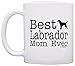 ThisWear Dog Lover Mug Best Labrador Lab Mom Ever Dog Puppy Supplies Gift 11oz Ceramic Coffee Mug with Handle