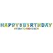 One Wild Boy Birthday Party Jumbo Letter Banner Kit Decoration, Multi Colored, Paper, Assorted Sizes, 8-Piece