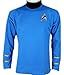 Star Trek Captain Kirk Spock Classic Shirt Costume Uniform TOS (XL, Blue)