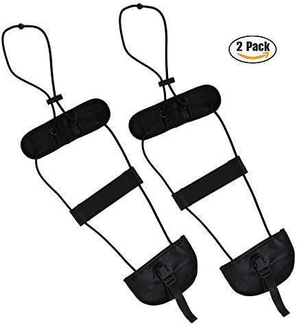 Alodor Bag Luggage Attachment System Packing Straps Suitcase Belt Carry On Bungee Travel Accessories 2 Pack