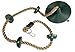 Squirrel Products Climbing Rope with Disc Swing - Active Outdoor Playset Equipment - Green