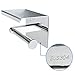 Alise Toilet Paper Holder Tissue Holders Paper Storage with Mobile Phone Storage Shelf,GG5200 SUS304 Stainless Steel Polished Chrome