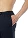 DAVID ARCHY Men's Cotton Lightweight Pajama Bottoms, Comfy Lounge Pants With Pockets, Sleepwear PJ, 2 Pack