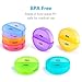 BUG HULL Pill Organizer 2 Times a Day, Twice a Day Weekly Pill Box, 7 Day AM PM Pill Case, Daily Round Medicine Organizer for Vitamins, Fish Oils or Supplement