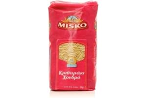 Misko - Greek Orzo Pasta [Risoni Large], (4)- 17.6 oz. Pkgs.