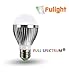 Fulight Full-Spectrum A19 LED Light Bulb- 5W (40W Equivalent), Soft White 2700K, E27 Medium Base - for Reading, Kids Room, Makeup, Food Stores, Studio, Artworks, Photographing & Medical Lighting