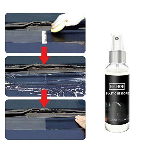 Huahua Car Plastic Parts Retreading Agent, Automotive Interior Maintenance Cleaner Leather Curing,Auto Detailing & Restoration