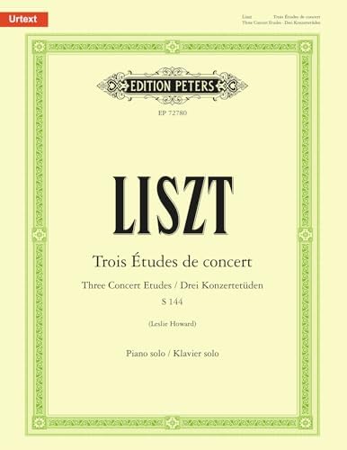 Amazon.com: Liszt: 3 Études de concert, S. 144: 9790201815732