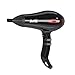 JINRI Professional Household Folding Negative Ionic Hair Dryer 1875W DC Motor Blow Dryer 2 Speeds 3 Heat Settings Cold Shot Button with Styling Concentrator Nozzle(Red)