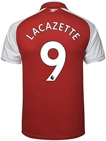 ORSIV Lacazette #9 Arsenal Home 17-18 Soccer Jersey Men's Color Red Size M