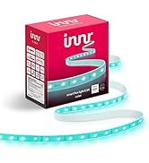Innr Zigbee Smart Flex Light, Multicolor LED Strip, 6.5ft, Works with Philips Hue, SmartThings, A...