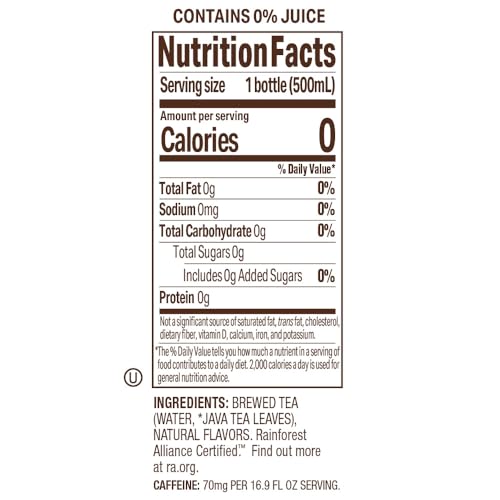 TEJAVA PINEAPPLE MANGO BLACK ICED TEA, 12 PACK, 16.9OZ PET BOTTLES, UNSWEETENED, NON-GMO, KOSHER, NO SUGAR OR SWEETENERS, NO CALORIES, NO PRESERVATIVES, BREWED IN SMALL BATCHES