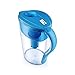 LeDoux Waters 10 Cup Water Pitcher Filters with 1 Filter, BPA Free, Ionizer, Pourer, Jug, Filter System (Blue)