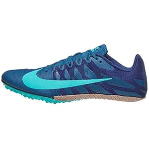 Nike Men’s Zoom Rival S 9 Track and Field Shoes(Blue/Blue,8D(M))