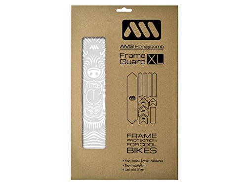 All Mountain Style Honeycomb High Impact Frame Guard, White/Wolf, X-Large