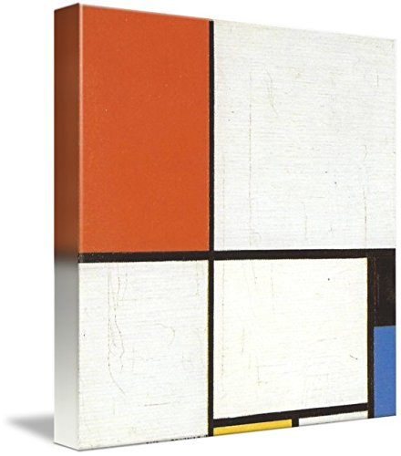 Amazon Com Wall Art Print Entitled Composition With Red Yellow