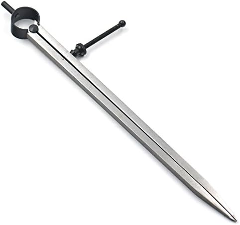 Fujiyuan 1 pcs Divider Calipers Adjustable Rotating Wing Loop DIY Paint measuring Leather Craft Hand Layout Tools 12" 300mm