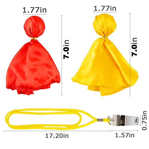 image for HangerSpace Penalty Flag with a Whistle Party Accessories, Sports Fan 