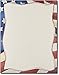 Patriotic Stationery Variety - 4 Designs - 80 Sheets - Great for Memorial Day, Veteran's Day, Independence Day