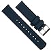 22mm Vintage Navy Blue - Barton Quick Release - Top Grain Leather Watch Band Strap