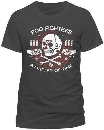 Foo Fighters Official Matter of Time Rock Tee T-Shirt Top Clothing Mens Ladies Womens Unisex