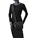Lewis N. Clark Commuter + Messenger Bag for Women with RFID Blocking Anti-theft Technology & Adjustable Shoulder Strap, Onyx