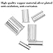Ruikarhop 190PCS (AWG 8 6 4 2 1 2/0) 2/0-8 Gauge Wire Ferrules Kits Silver Plated Copper Crimp Connector Non Insulated Ferrules Pin Cord End Terminal