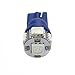 Partsam Fit for Cab Roof Running Light lamp package 5-5050-SMD LED T10 bulb 5PC set Blue