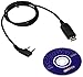 Compatible with USB Programming Cable Two Way Radio for Baofeng UV-5R/BF-888S/BF-F8, Kenwood, Wouxun, PUXING, Linton, Retevis, HYT, AnyTone+ with Driver CD