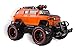 RC Monster Truck Remote Control 1:20 Scale Electric Vehicle Off-Road Race Car With Oversize Tires Radio SUV RTR Beast Buggy Great Toy Gift For Boys Children (Orange)