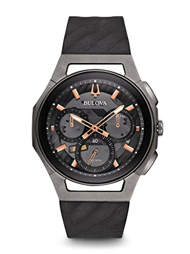 Bulova Men's Curv Collection Dark Gray Watch