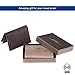 PDTXCLS Credit Card Holder for Men RFID Blocking Leather Front Pocket Wallets Minimalist Pabin (Texas Brown)