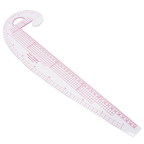 Xeminor Plastic Clothing Measuring Ruler French Curve Metric Sewing Ruler Measure Grading Ruler Pattern Craft Sewing Tool for Dressmaking Tailor