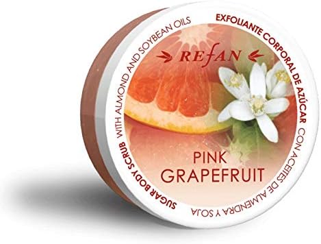 Refan Pink Grapefruit Sugar Body Scrub 8.47 oz/240 g