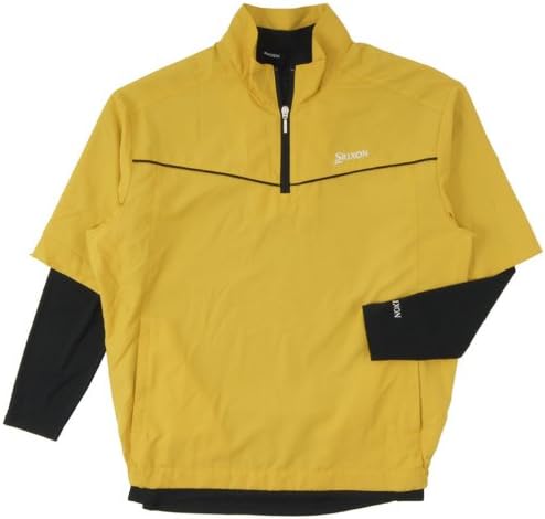 Amazon Srixon ダンロップ アウター ブルゾン ウインド ジャケット 半袖ウインドブレーカー インナーシャツセット Sxw2433a ゴールド Ll コート ジャケット 通販